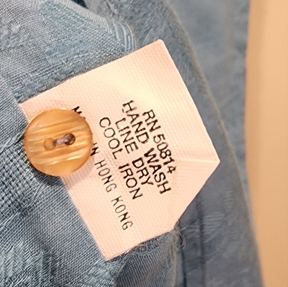 TAHARI Cotton Blended Sleeves Blouse size 14 - Picture 13 of 15